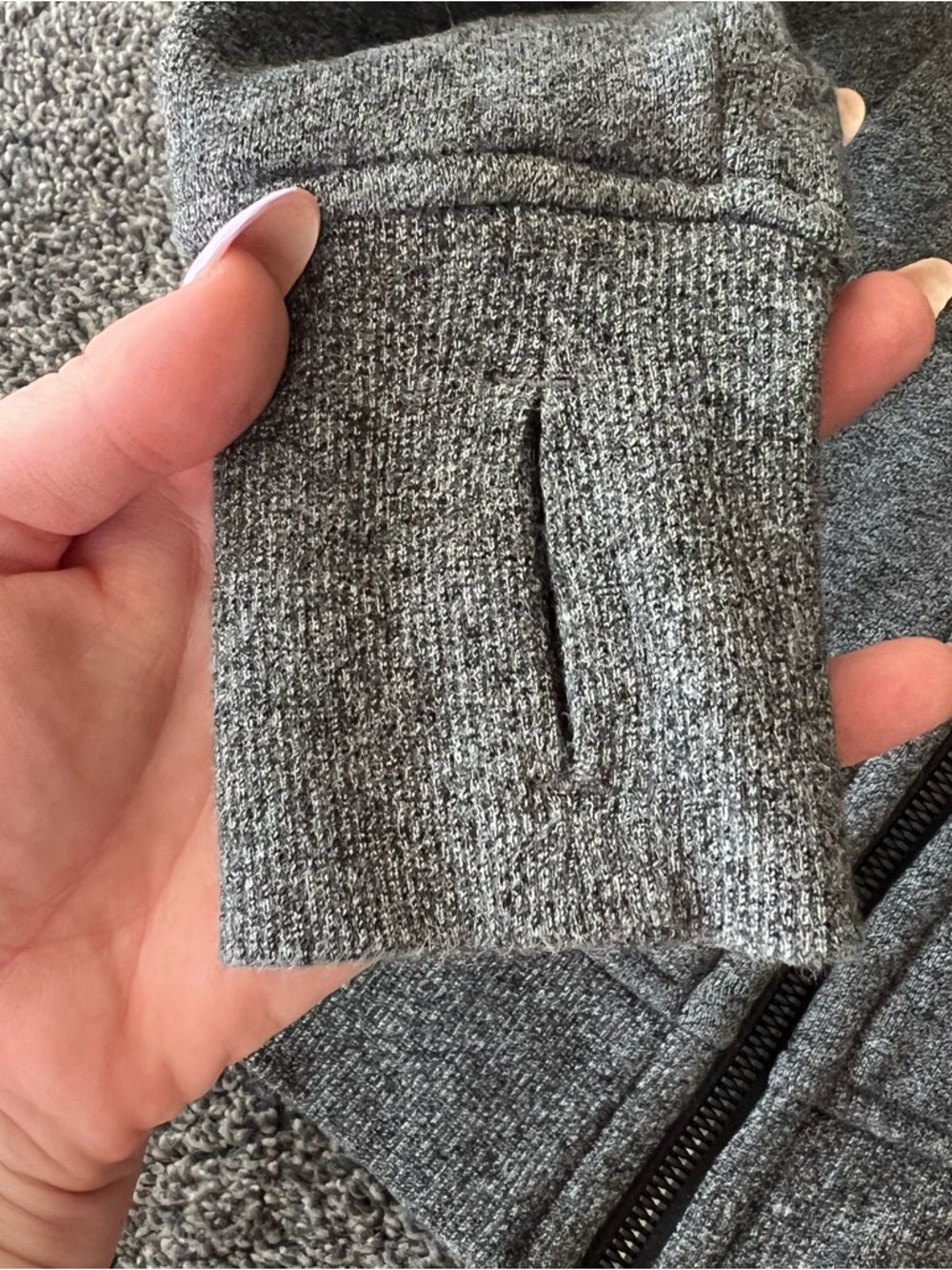 Lululemon Gray Scuba Full-Zip Hoodie - Picture 4 of 6